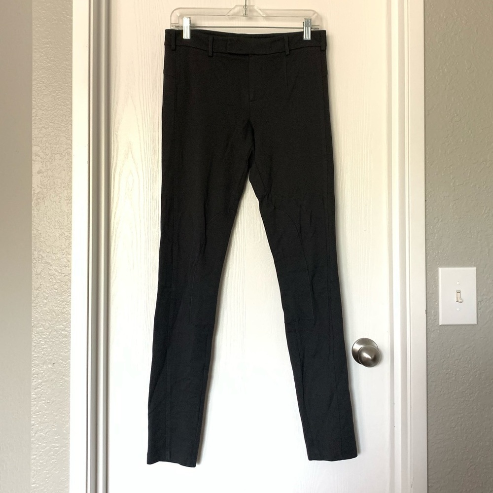 Vince Skinny Zip Ankle Grey Riding Pants Size 4